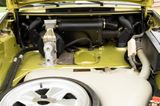 Green 911 with HVAC system in the frunk